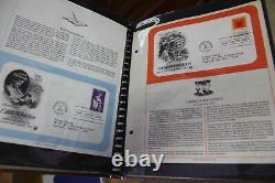 Lot of 1980s American Commemorative Collections Albums First Day Stamps & Sheets