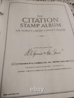 MAGNIFICENT AND VALUABLE Worldwide Stamp Collection In Two Harris Perfect Albums