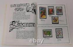 MARVEL SUPER HERO STAMP ALBUM 1976 Vintage Nearly Complete, Missing One Stamp