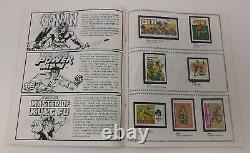 MARVEL SUPER HERO STAMP ALBUM 1976 Vintage Nearly Complete, Missing One Stamp