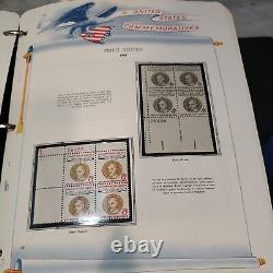 MASSIVE United States mint plate block stamp collection 1959 forward. White Ace