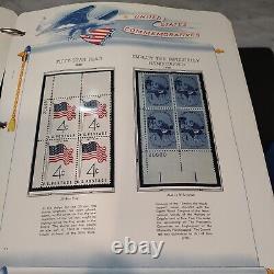 MASSIVE United States mint plate block stamp collection 1959 forward. White Ace