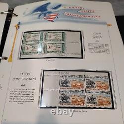 MASSIVE United States mint plate block stamp collection 1959 forward. White Ace