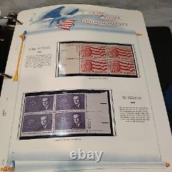 MASSIVE United States mint plate block stamp collection 1959 forward. White Ace