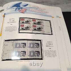 MASSIVE United States mint plate block stamp collection 1959 forward. White Ace