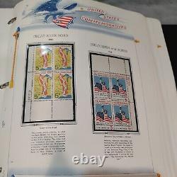 MASSIVE United States mint plate block stamp collection 1959 forward. White Ace