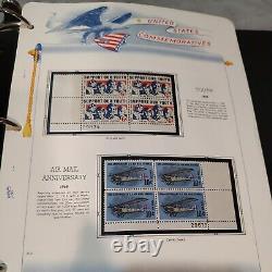 MASSIVE United States mint plate block stamp collection 1959 forward. White Ace