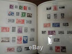 MINKUS SUPREME GLOBAL 8 volume Stamp Album collection 9,000+ stamps 1940-1973