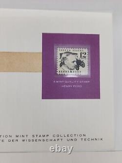 MINT STAMP COLLECTION! Vintage The Great Automobiles Of The World +Authenticity