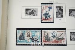 MONACO & ANDORRA 1950s-1990s COLLECTION OF 500+ MINT STAMPS IN MINKUS ALBUM