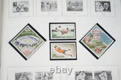 MONACO & ANDORRA 1950s-1990s COLLECTION OF 500+ MINT STAMPS IN MINKUS ALBUM