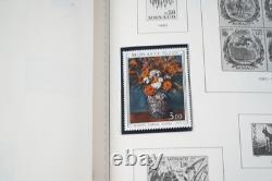 MONACO & ANDORRA 1950s-1990s COLLECTION OF 500+ MINT STAMPS IN MINKUS ALBUM