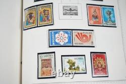 MONACO & ANDORRA 1950s-1990s COLLECTION OF 500+ MINT STAMPS IN MINKUS ALBUM