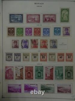 MONACO Old time nice & clean Mint & Used collection on album pgs withmany Better