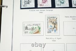 MOROCCO 1890s-2000s COLLECTION OF 1,500+ STAMPS STORED IN LARGE ALBUM