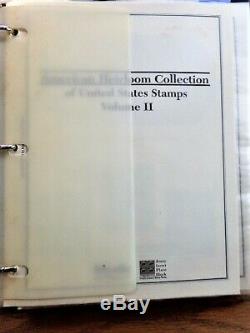 MYSTIC HEIRLOOM 2 COLLECTION OF US STAMPS ALBUM MNH 1990-97 $110.07 Face Val