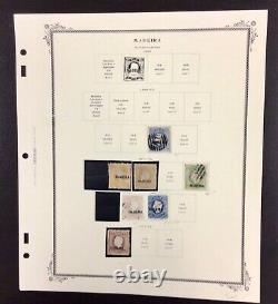Madeira Collection 1868-1876 Mint Hinged and Used 4 pages 29 stamps