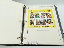Magical Kingdom of DISNEY Stamps Album With Huge Stamp Collection! Lot #2