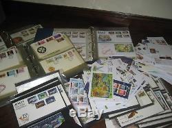 Mass Collection Jersey Fdc First Day Covers 1969-2013 3 Davon Albums Fv £900