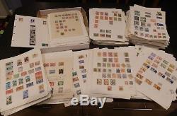 Massive Commonwealth and world collection on over 1100 album leaves Mint Used +