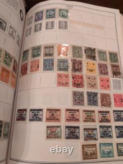 Massive Two Volume Worldwide Stamp Collection In HE HARRIS ALBUMS. Magnificent