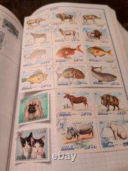 Massive Two Volume Worldwide Stamp Collection In HE HARRIS ALBUMS. Magnificent