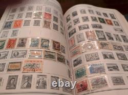 Massive Two Volume Worldwide Stamp Collection In HE HARRIS ALBUMS. Magnificent