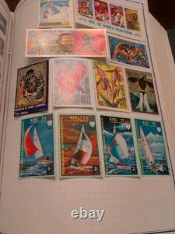 Massive Two Volume Worldwide Stamp Collection In HE HARRIS ALBUMS. Magnificent