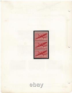 Matt's Stamps Us Scott Airmail Collection #c1-c12, C16-c116 In Album, Most Mnh