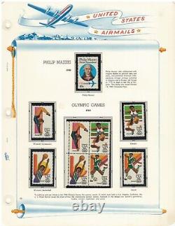 Matt's Stamps Us Scott Airmail Collection #c1-c12, C16-c116 In Album, Most Mnh