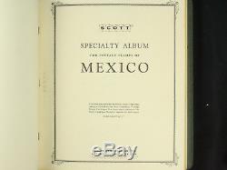 Mexico Stamp Collection in Scott Specialty Album Mint & Used withBOB, Sheets ++