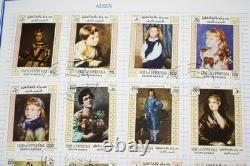 Middle East A Collection Of 2,400+ Stamps Mint & Used Stored In Mystic Album