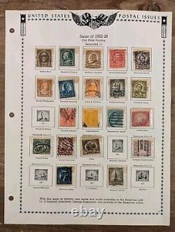 Minkus 1968 United States Stamp Album with 695 Stamps PLEASE READ