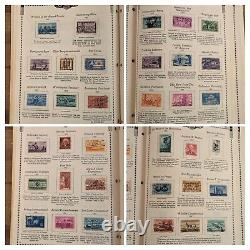 Minkus 1968 United States Stamp Album with 695 Stamps PLEASE READ