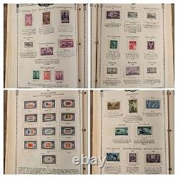 Minkus 1968 United States Stamp Album with 695 Stamps PLEASE READ