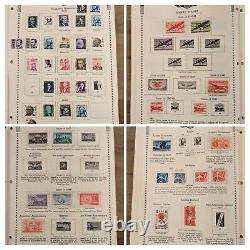 Minkus 1968 United States Stamp Album with 695 Stamps PLEASE READ