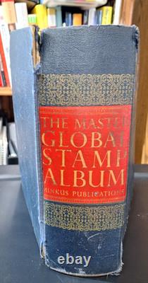 Minkus Pub The Master Global Stamp Album 1847-1957 With Tons Of Stamps