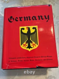 Minkus Specialty Stamp Album Germany & Colonies, 1848-1977, + 2100 stamps