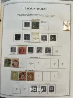 Minkus Specialty Stamp Album Germany & Colonies, 1848-1977, + 2100 stamps