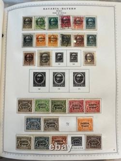 Minkus Specialty Stamp Album Germany & Colonies, 1848-1977, + 2100 stamps