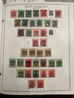 Minkus Specialty Stamp Album Germany & Colonies, 1848-1977, + 2100 stamps