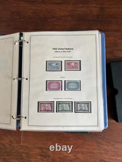 Mint Condition United Nations Stamp Collection 100% Complete Six Albums