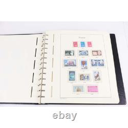 Mint New French Stamp Collection From 1970 To 1979 In A Leuchtturm Album