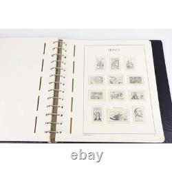 Mint New French Stamp Collection From 1970 To 1979 In A Leuchtturm Album