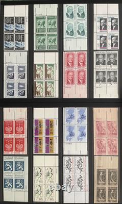 Mint, U. S. Plate Blocks Stamp Collection in Lighthouse Album