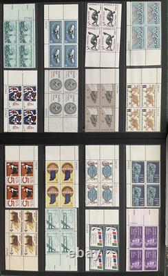 Mint, U. S. Plate Blocks Stamp Collection in Lighthouse Album