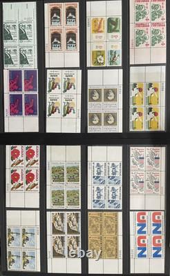 Mint, U. S. Plate Blocks Stamp Collection in Lighthouse Album