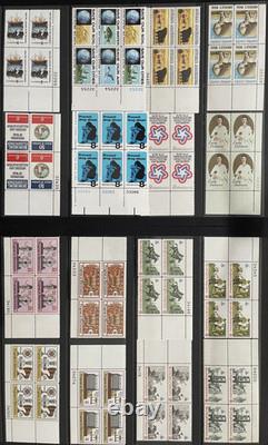 Mint, U. S. Plate Blocks Stamp Collection in Lighthouse Album