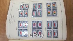 Mint US stamp Singles, blocks & Plate Block collection 2 Scott National Albums