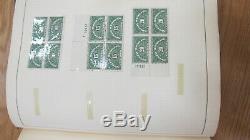 Mint US stamp Singles, blocks & Plate Block collection 2 Scott National Albums